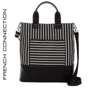 French Connection Large Tote Cotton Canvas